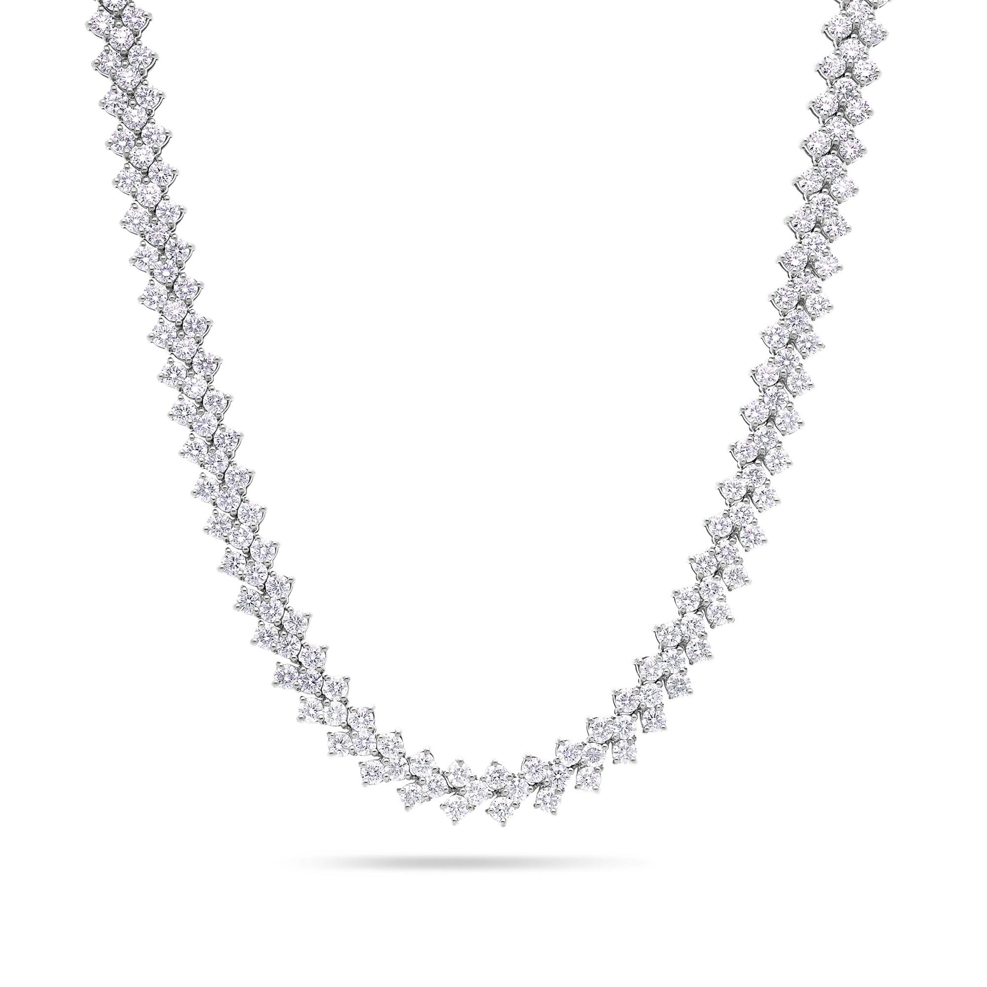 Enzo Diamond Tennis Necklace (18K YELLOW GOLD) - IF & Co. Custom Jewelers