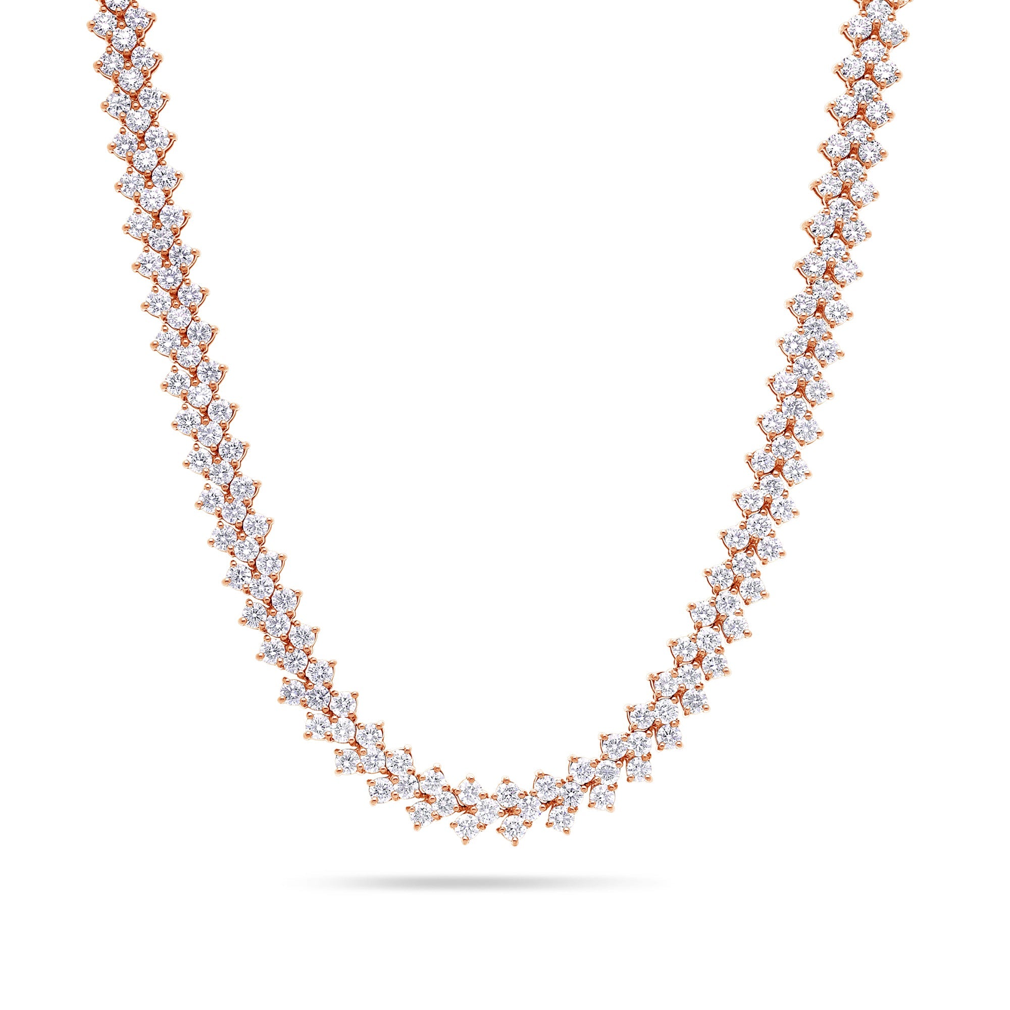 Enzo Diamond Tennis Necklace (18K YELLOW GOLD) - IF & Co. Custom Jewelers