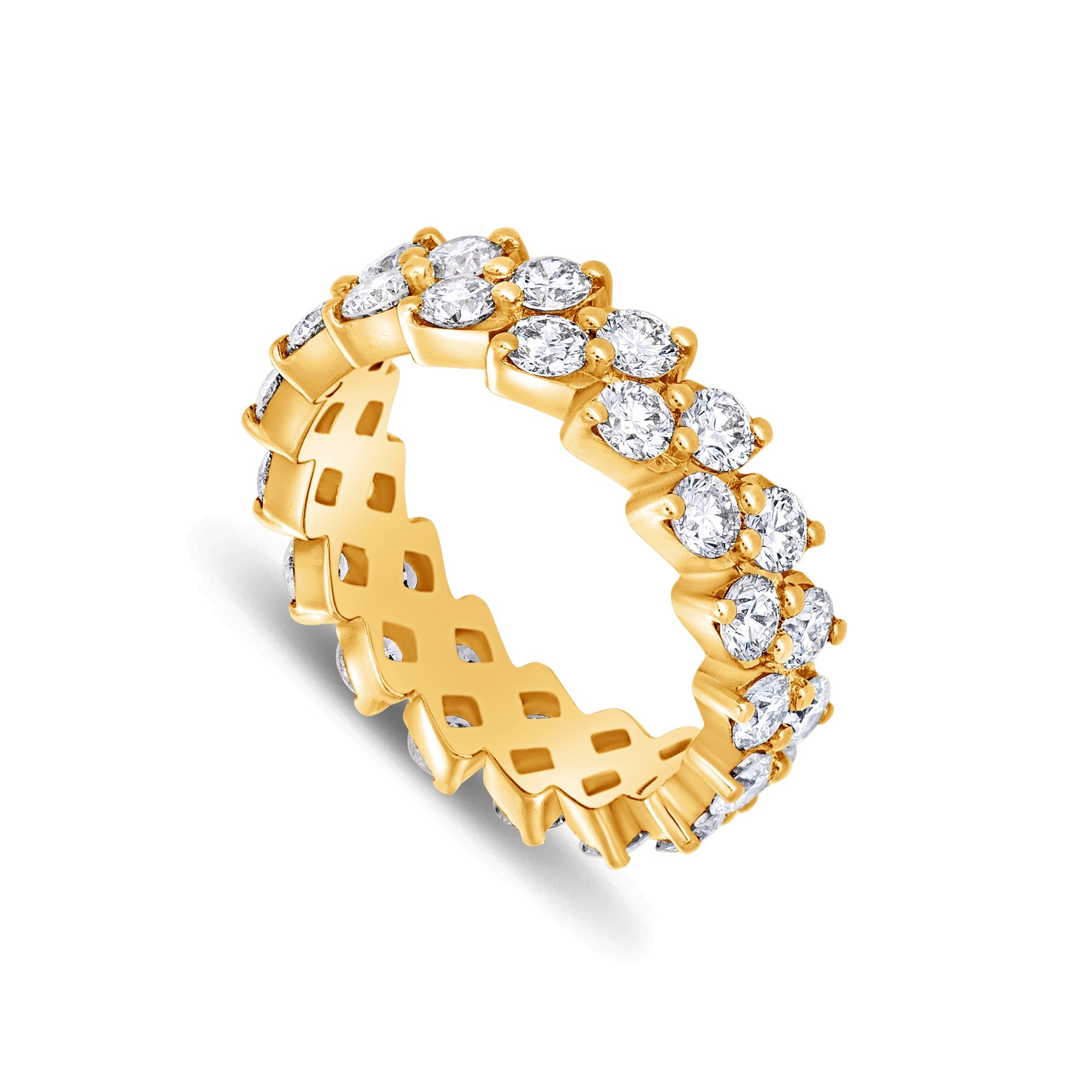 Enzo Eternity Ring (18K YELLOW GOLD) - IF & Co. Custom Jewelers