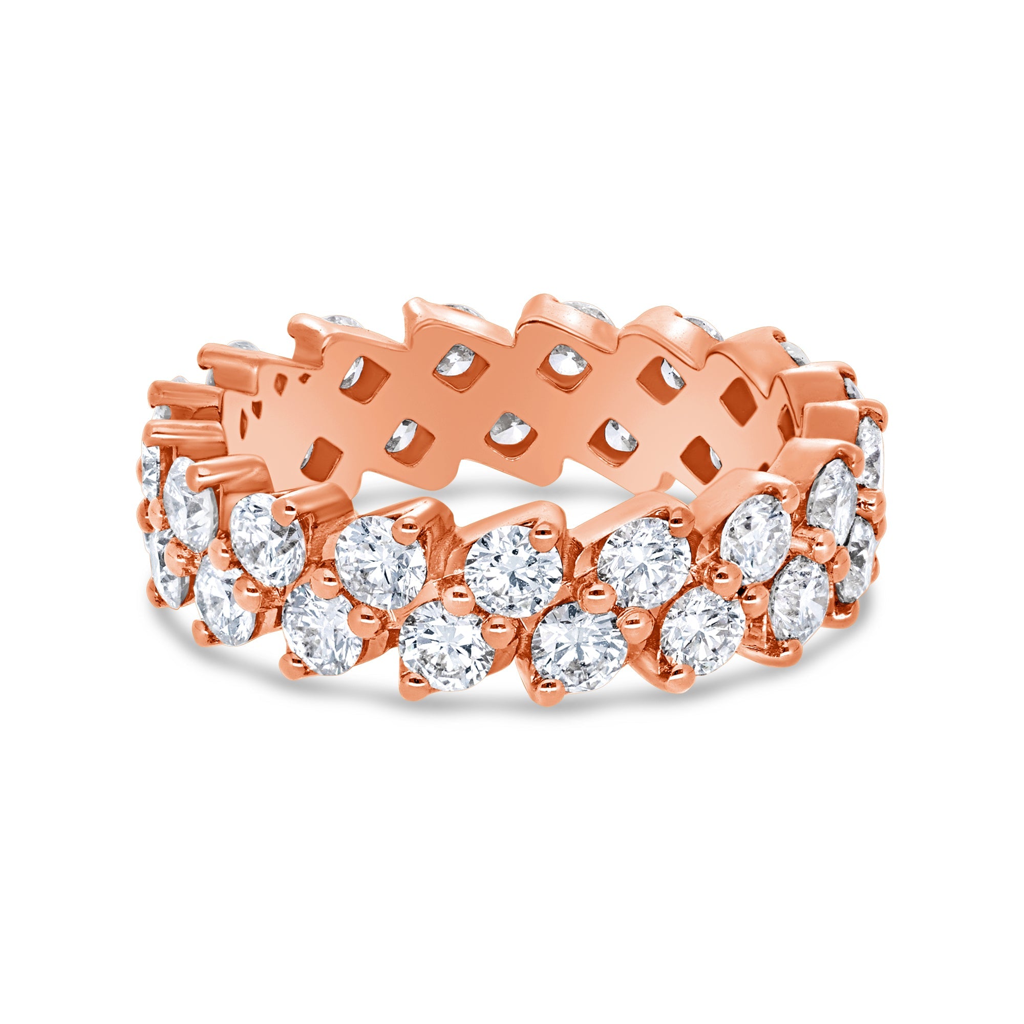 Enzo Eternity Ring (18K ROSE GOLD) - IF & Co. Custom Jewelers