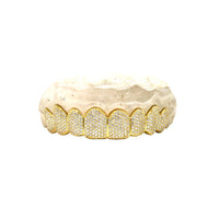 Fully Iced Diamond Grill (14K YELLOW GOLD) - IF & Co. Custom Jewelers
