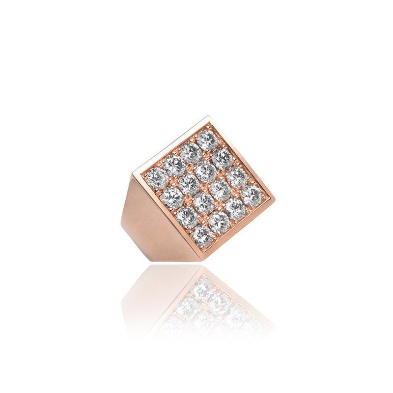 Fyra Diamond Ring (18K ROSE GOLD) - IF & Co. Custom Jewelers