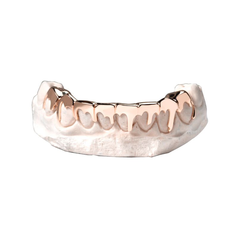 Gold Drip Grill (14K ROSE GOLD) - IF & Co. Custom Jewelers