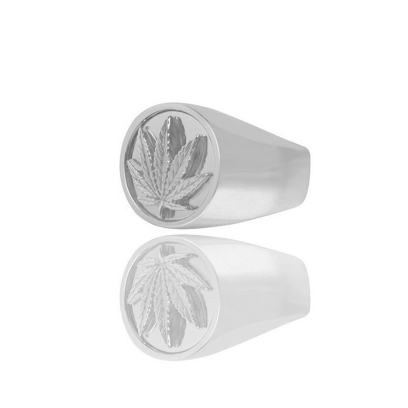 Gold Mary Jane Ring (18K WHITE GOLD) - IF & Co. Custom Jewelers