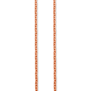 Gold Odin Link Chain (2mm) (14K ROSE GOLD) - IF & Co. Custom Jewelers