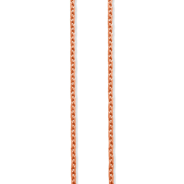 Gold Odin Link Chain (2mm) (14K ROSE GOLD) - IF & Co. Custom Jewelers