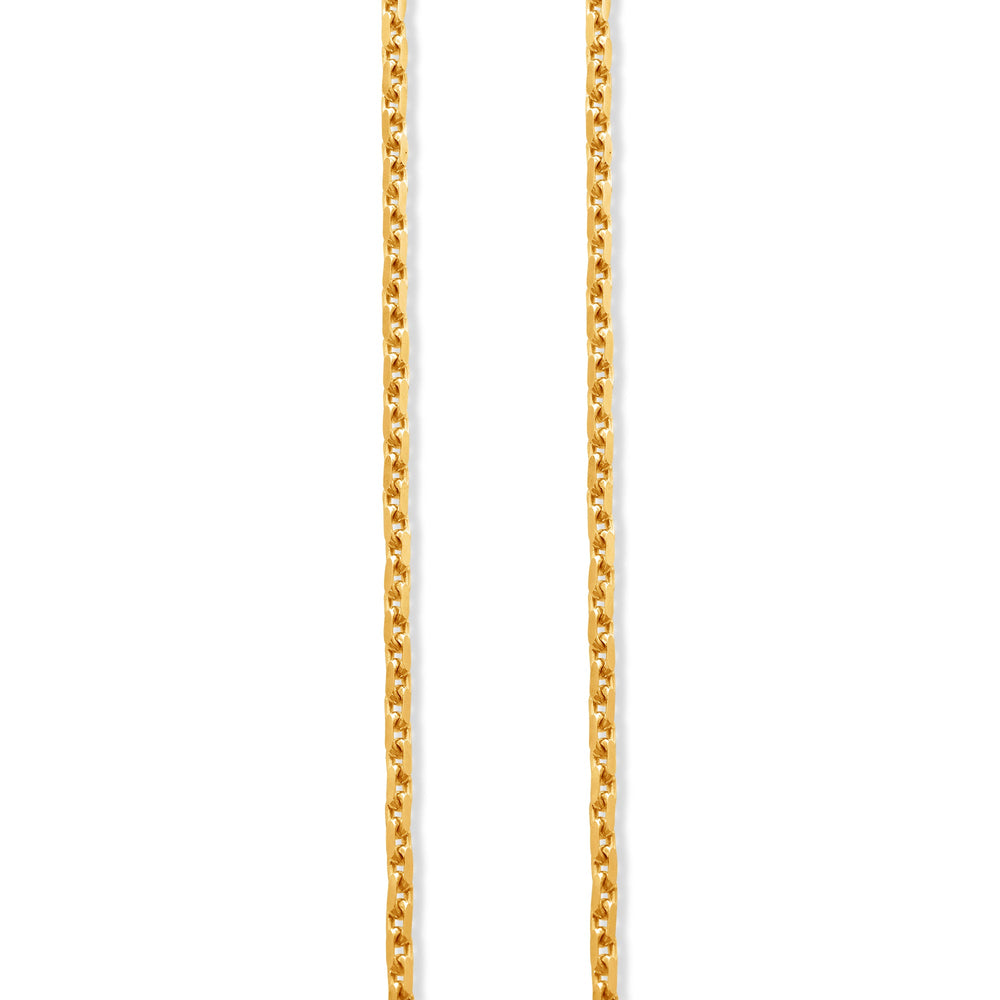 Gold Odin Link Chain (2mm) (14K YELLOW GOLD) - IF & Co. Custom Jewelers