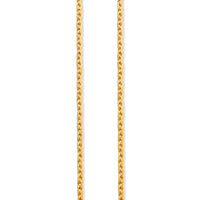 Gold Odin Link Chain (2mm) (14K ROSE GOLD) - IF & Co. Custom Jewelers