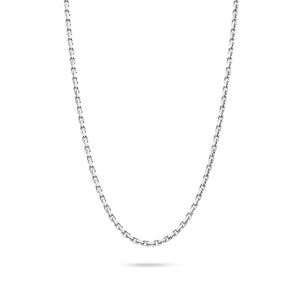 Gold Odin Link Chain (2mm) (14K WHITE GOLD) - IF & Co. Custom Jewelers