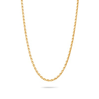 Gold Odin Link Chain (2mm) (14K YELLOW GOLD) - IF & Co. Custom Jewelers