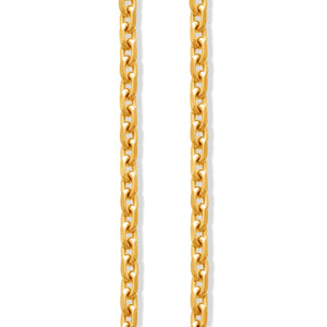 Gold Odin Link Chain (4mm) (14K ROSE GOLD) - IF & Co. Custom Jewelers