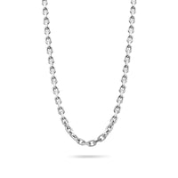 Gold Odin Link Chain (4mm) (14K WHITE GOLD) - IF & Co. Custom Jewelers