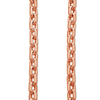 Gold Odin Link Chain (6mm) (14K ROSE GOLD) - IF & Co. Custom Jewelers