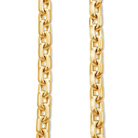 Gold Odin Link Chain (7mm) (14K ROSE GOLD) - IF & Co. Custom Jewelers
