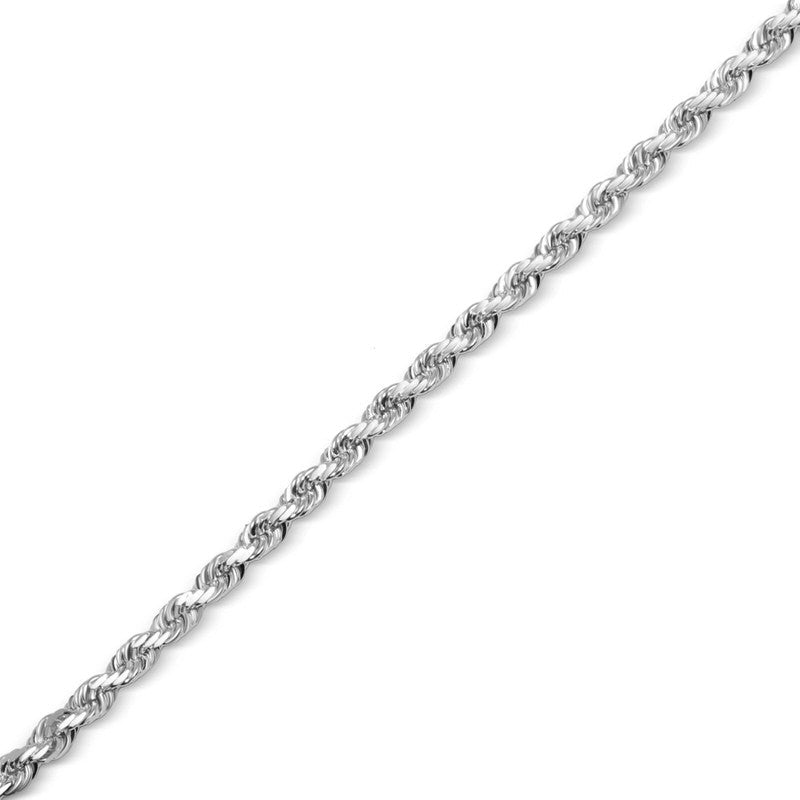 Gold Rope Chain (4.5mm) - If & Co. 14K White Gold / 24 inch