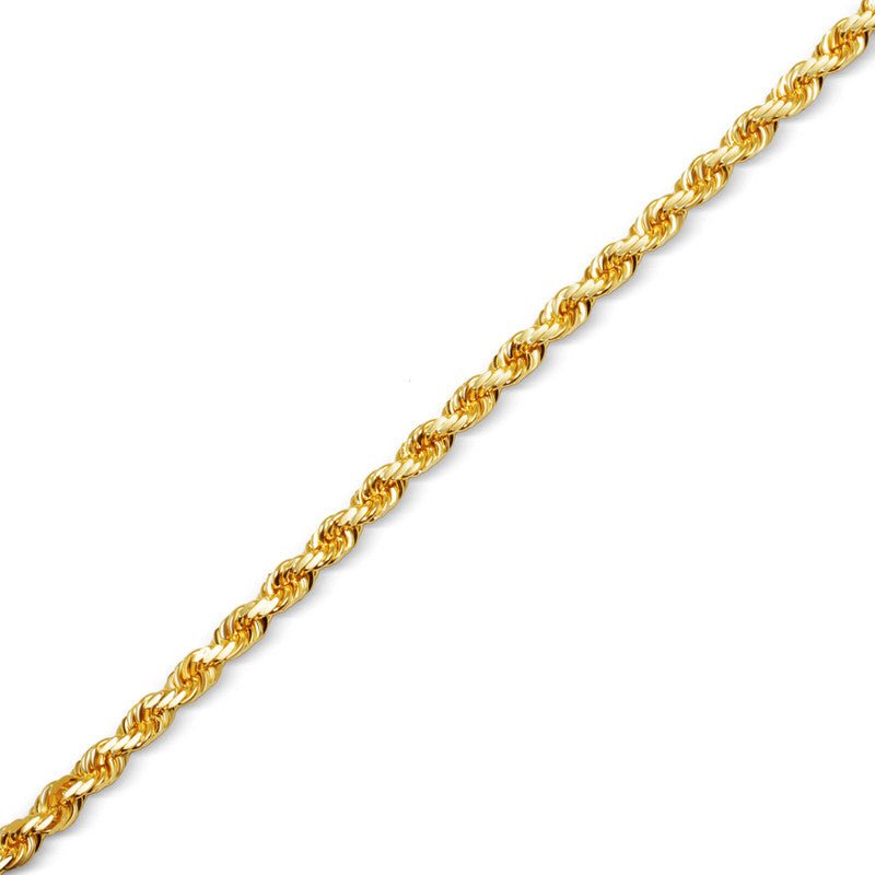 Gold Rope Chain (4.5mm) (14K YELLOW GOLD) - IF & Co. Custom Jewelers