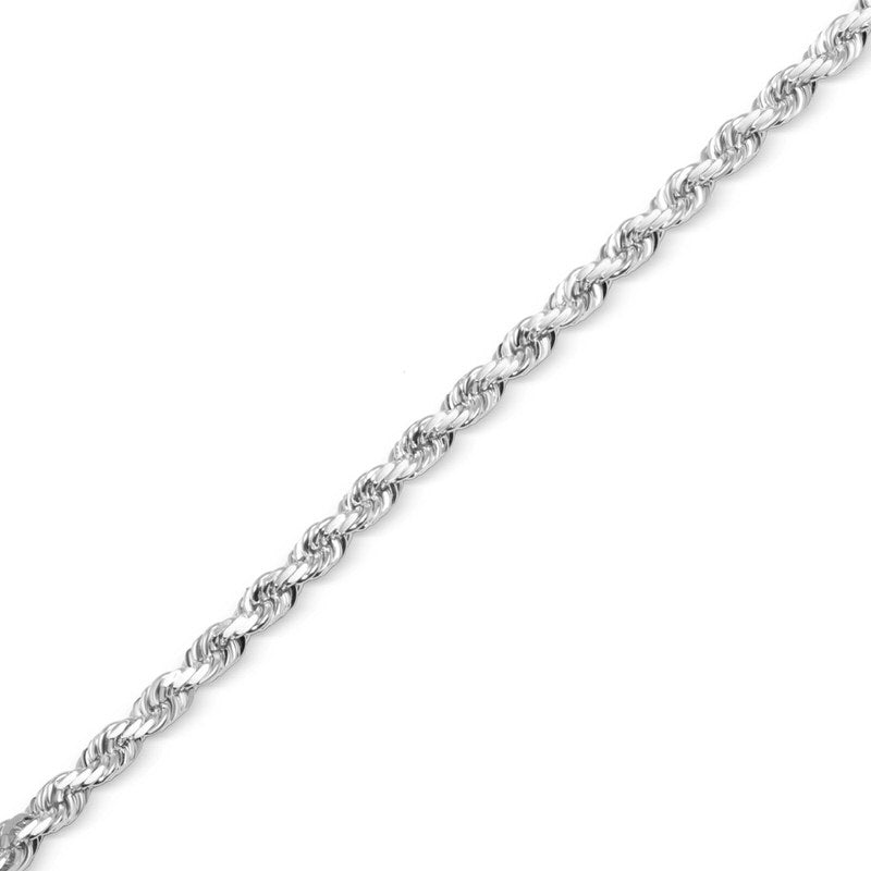 Gold Rope Chain (7mm) - If & Co. 18K White Gold / 18 inch