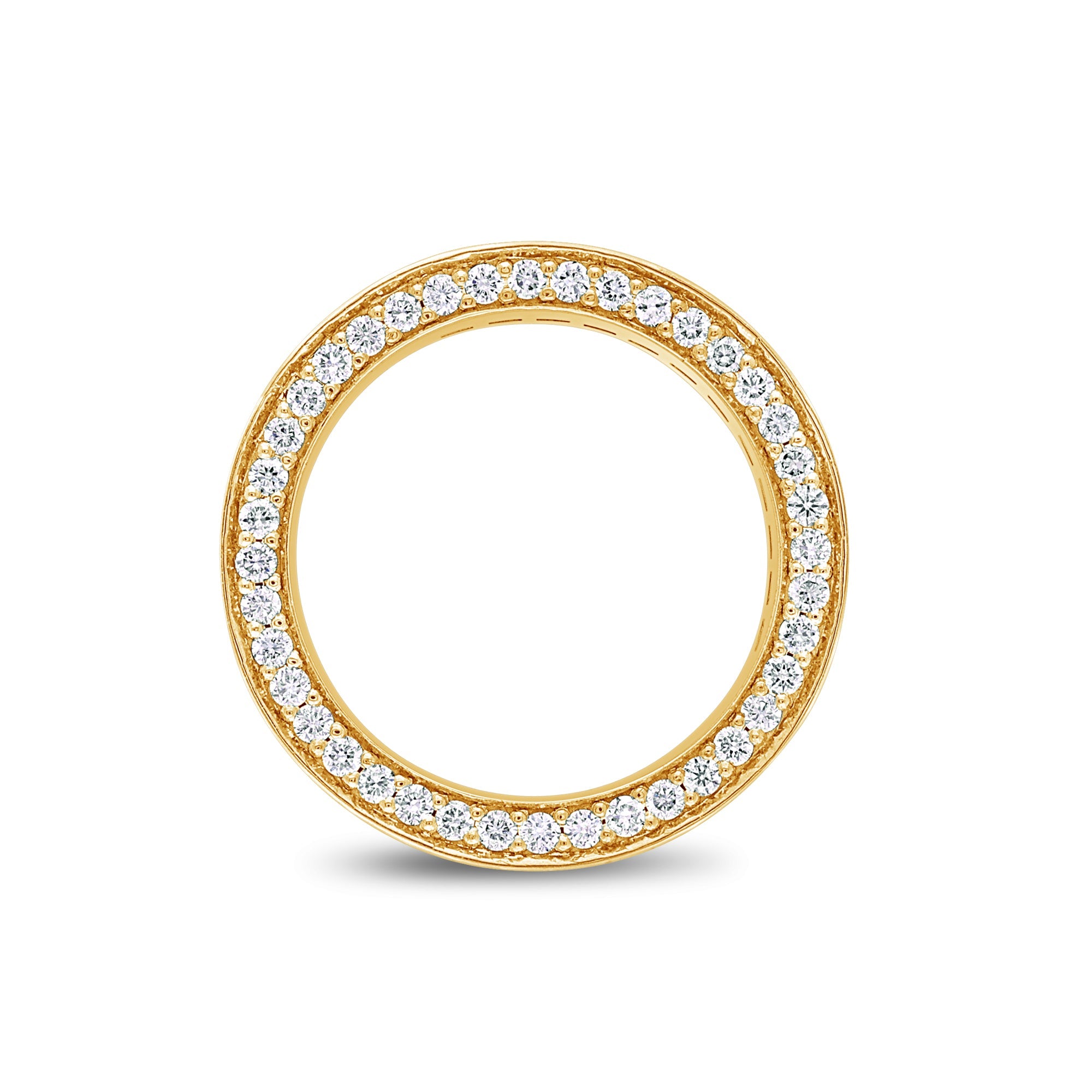 Massimo Eternity Ring (1-Row) (18K YELLOW GOLD) - IF & Co. Custom Jewelers