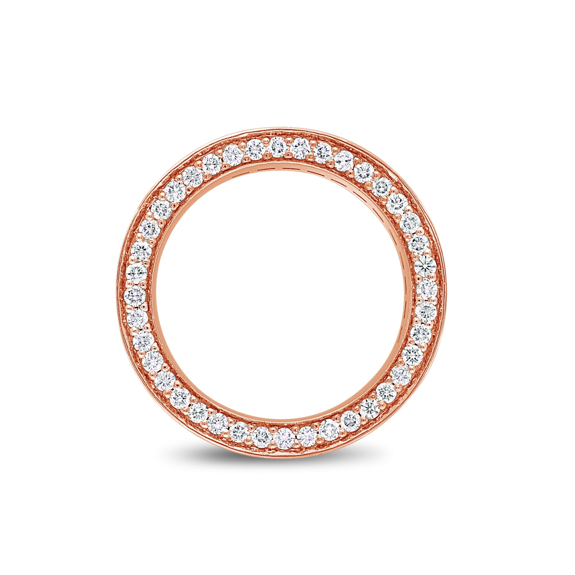 Massimo Eternity Ring (1-Row) (18K ROSE GOLD) - IF & Co. Custom Jewelers