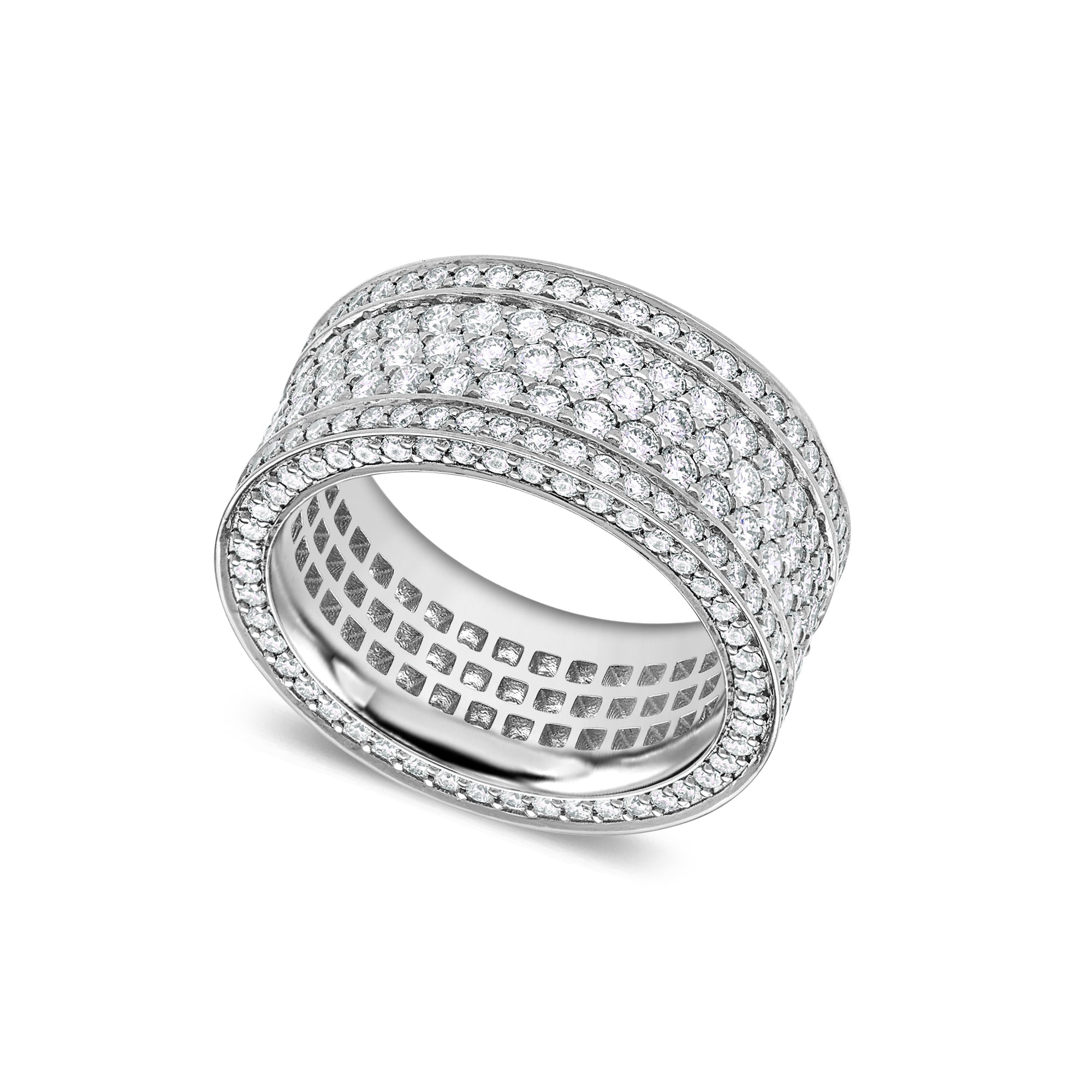 3 row on sale eternity ring