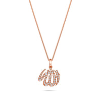 Micro Allah Piece (Fully Iced) (14K YELLOW GOLD) - IF & Co. Custom Jewelers