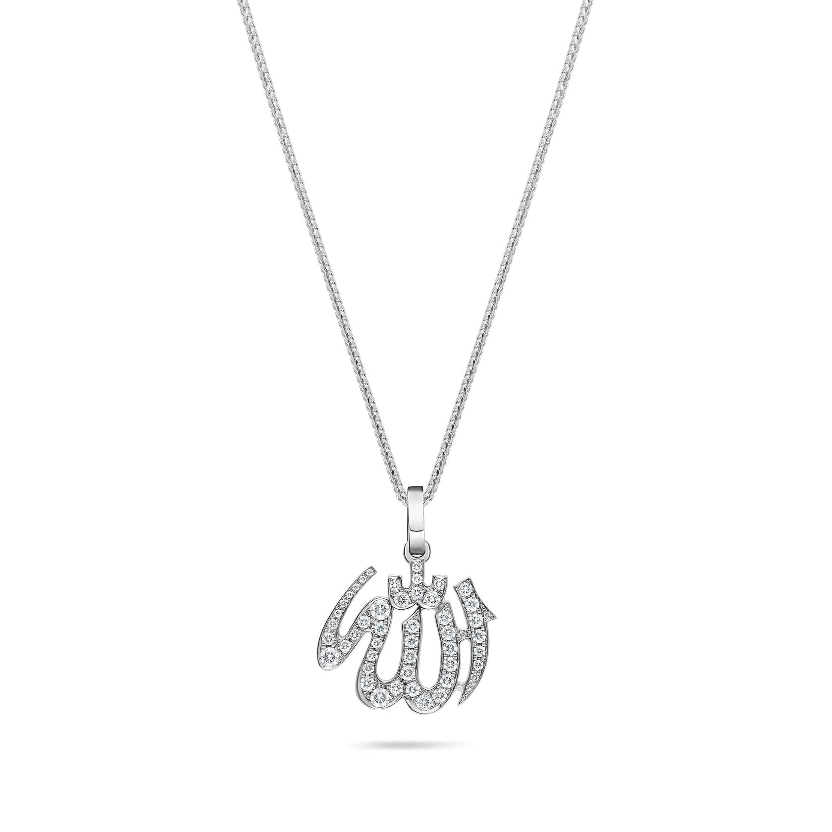 Micro Allah Piece (Fully Iced) (14K YELLOW GOLD) - IF & Co. Custom Jewelers