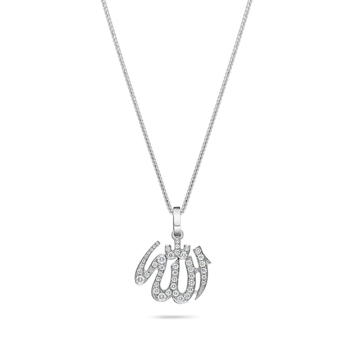 Micro Allah Piece (Fully Iced) (14K YELLOW GOLD) - IF & Co. Custom Jewelers