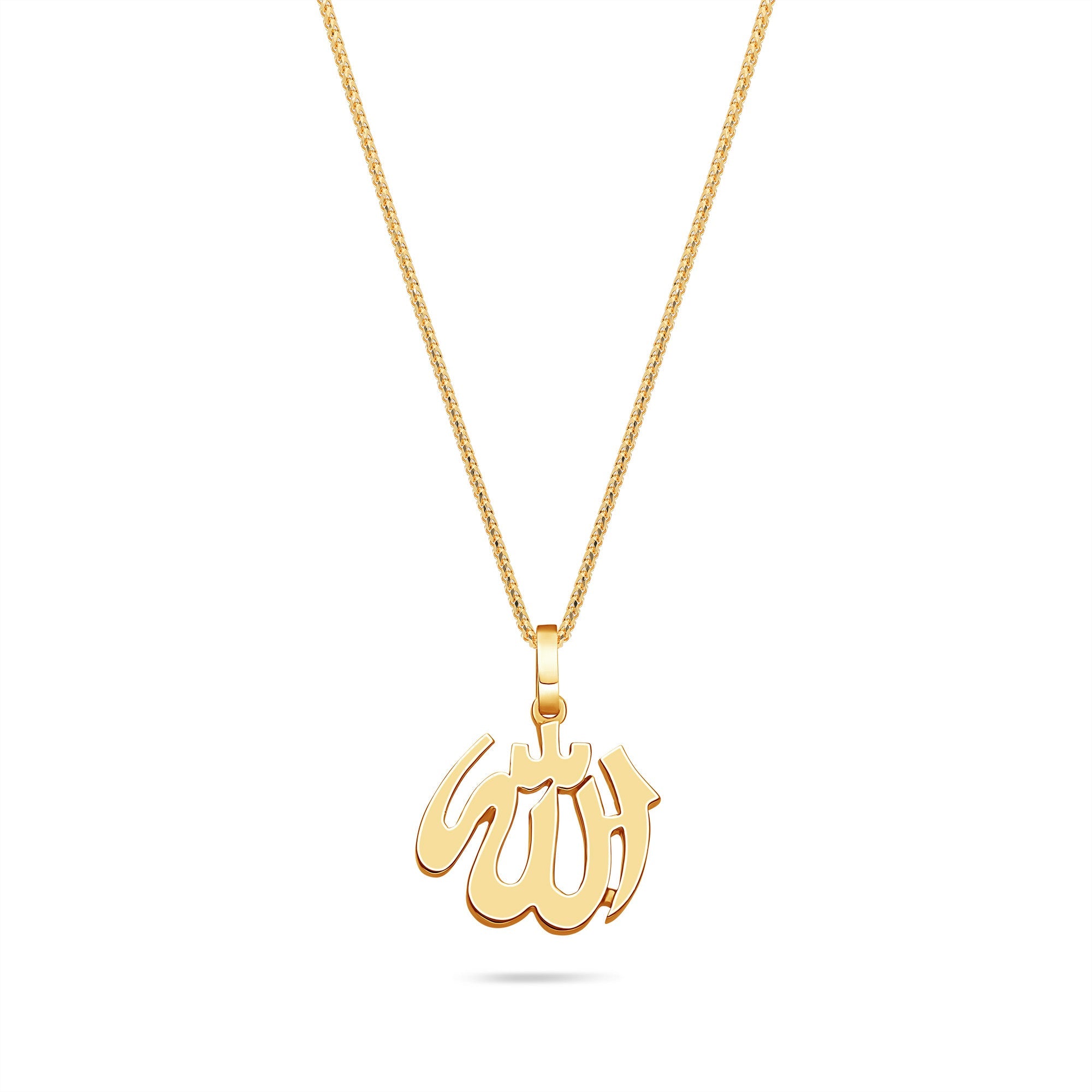 Micro Allah Piece (Solid Gold) (14K YELLOW GOLD) - IF & Co. Custom Jewelers
