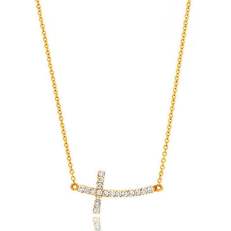 Micro Ally Necklace (14K YELLOW GOLD) - IF & Co. Custom Jewelers