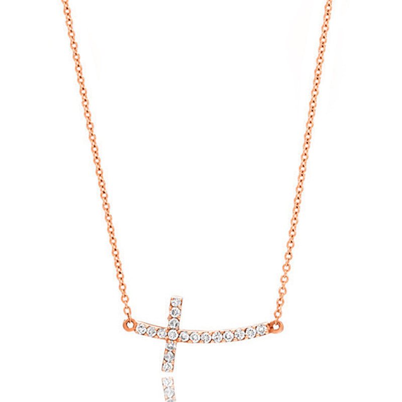 Micro Ally Necklace (14K ROSE GOLD) - IF & Co. Custom Jewelers