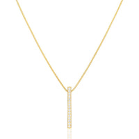 Micro Ava Necklace (14K YELLOW GOLD) - IF & Co. Custom Jewelers