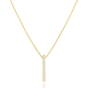 Micro Ava Necklace (14K YELLOW GOLD) - IF & Co. Custom Jewelers