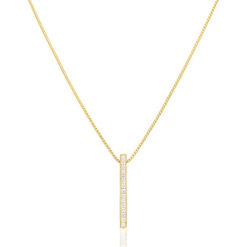Micro Ava Necklace (14K YELLOW GOLD) - IF & Co. Custom Jewelers