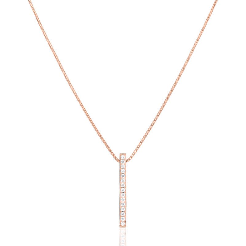 Micro Ava Necklace (18K YELLOW GOLD) - IF & Co. Custom Jewelers