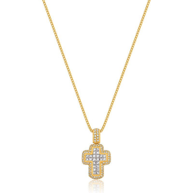 Micro Cory Cross (14K YELLOW GOLD) - IF & Co. Custom Jewelers