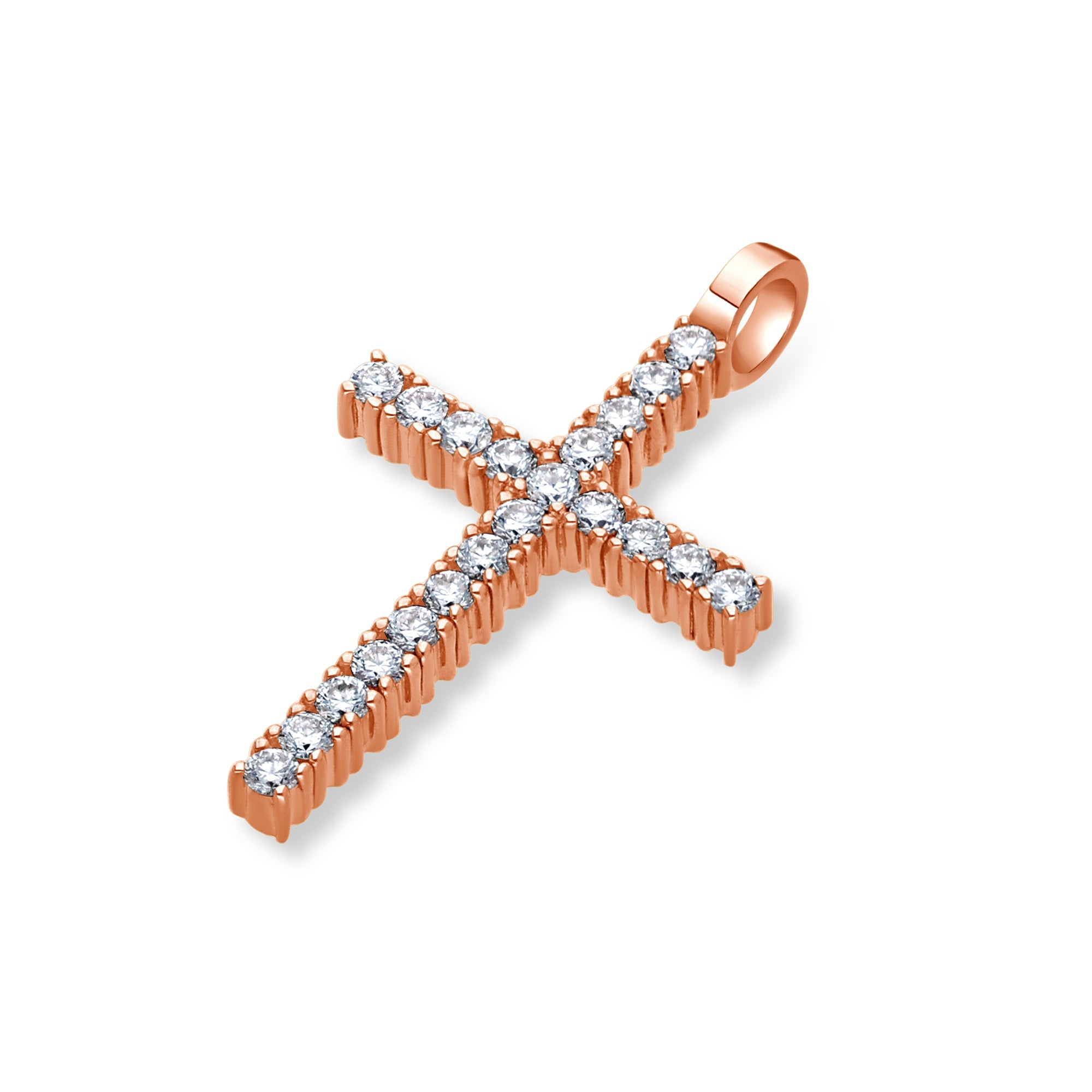 Micro Dami Cross (14K YELLOW GOLD) - IF & Co. Custom Jewelers