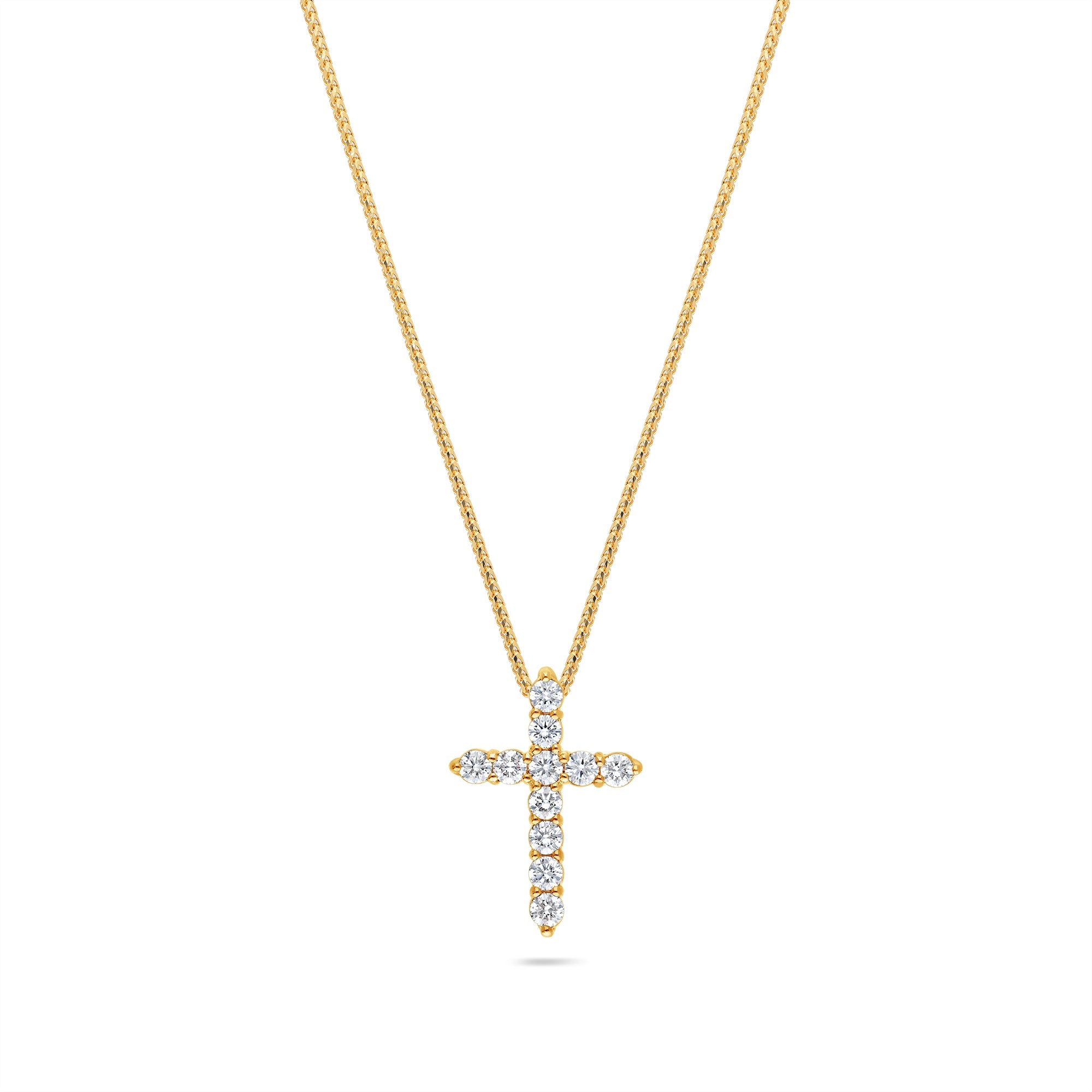 Micro Hailey Cross (14K YELLOW GOLD) - IF & Co. Custom Jewelers