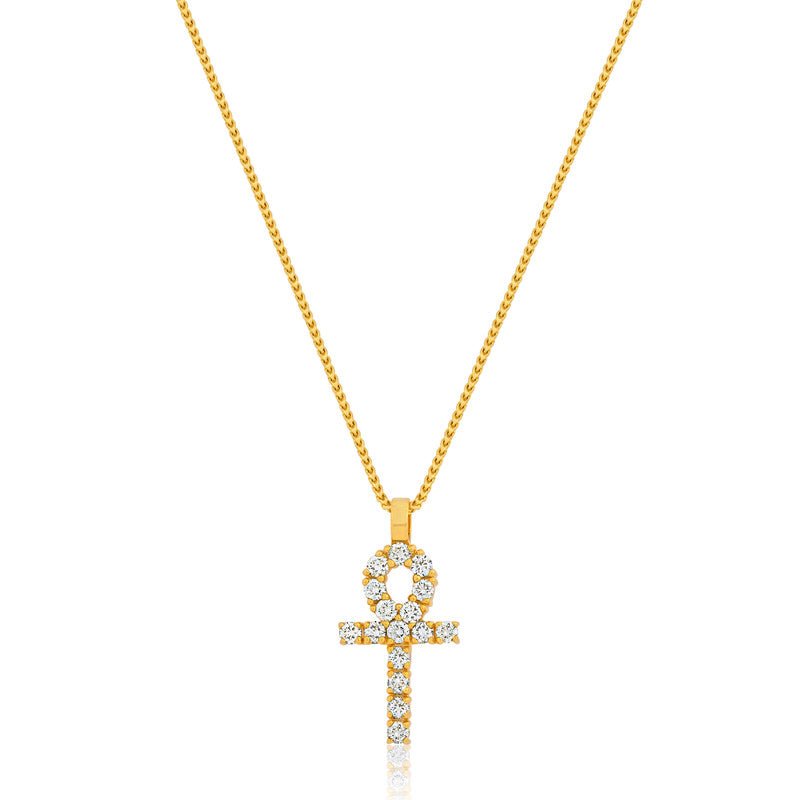 Micro Harvey Ankh (14K YELLOW GOLD) - IF & Co. Custom Jewelers