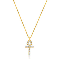 Micro Harvey Ankh (14K YELLOW GOLD) - IF & Co. Custom Jewelers