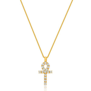 Micro Harvey Ankh (14K YELLOW GOLD) - IF & Co. Custom Jewelers
