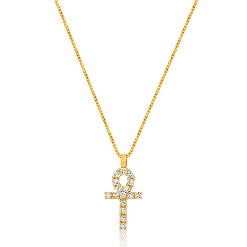 Micro Harvey Ankh (14K YELLOW GOLD) - IF & Co. Custom Jewelers