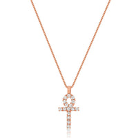Micro Harvey Ankh (14K ROSE GOLD) - IF & Co. Custom Jewelers