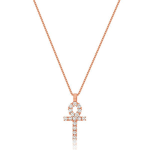 Micro Harvey Ankh (14K ROSE GOLD) - IF & Co. Custom Jewelers