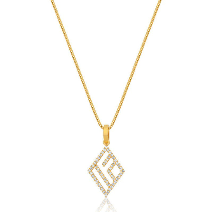 Micro IF & Co. Logo Piece (Diamonds) (14K YELLOW GOLD) - IF & Co. Custom Jewelers