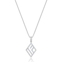Micro IF & Co. Logo Piece (Diamonds) (14K WHITE GOLD) - IF & Co. Custom Jewelers