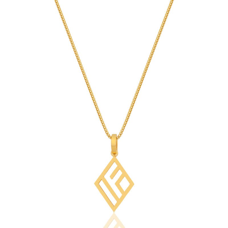 Micro IF & Co. Logo Piece (Solid Gold) (14K YELLOW GOLD) - IF & Co. Custom Jewelers