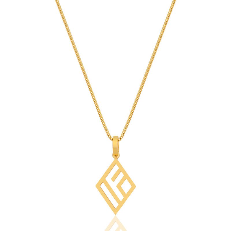 Micro IF & Co. Logo Piece (Solid Gold) (14K YELLOW GOLD) - IF & Co. Custom Jewelers