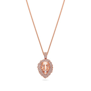 Micro Lion Piece (Fully Iced) (14K YELLOW GOLD) - IF & Co. Custom Jewelers