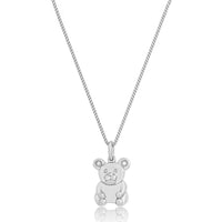 Micro Rimmer Bear Piece (14K WHITE GOLD) - IF & Co. Custom Jewelers