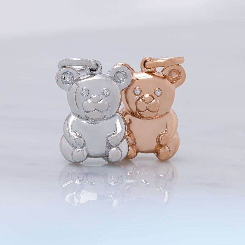 Micro Rimmer Bear Piece (14K ROSE GOLD) - IF & Co. Custom Jewelers